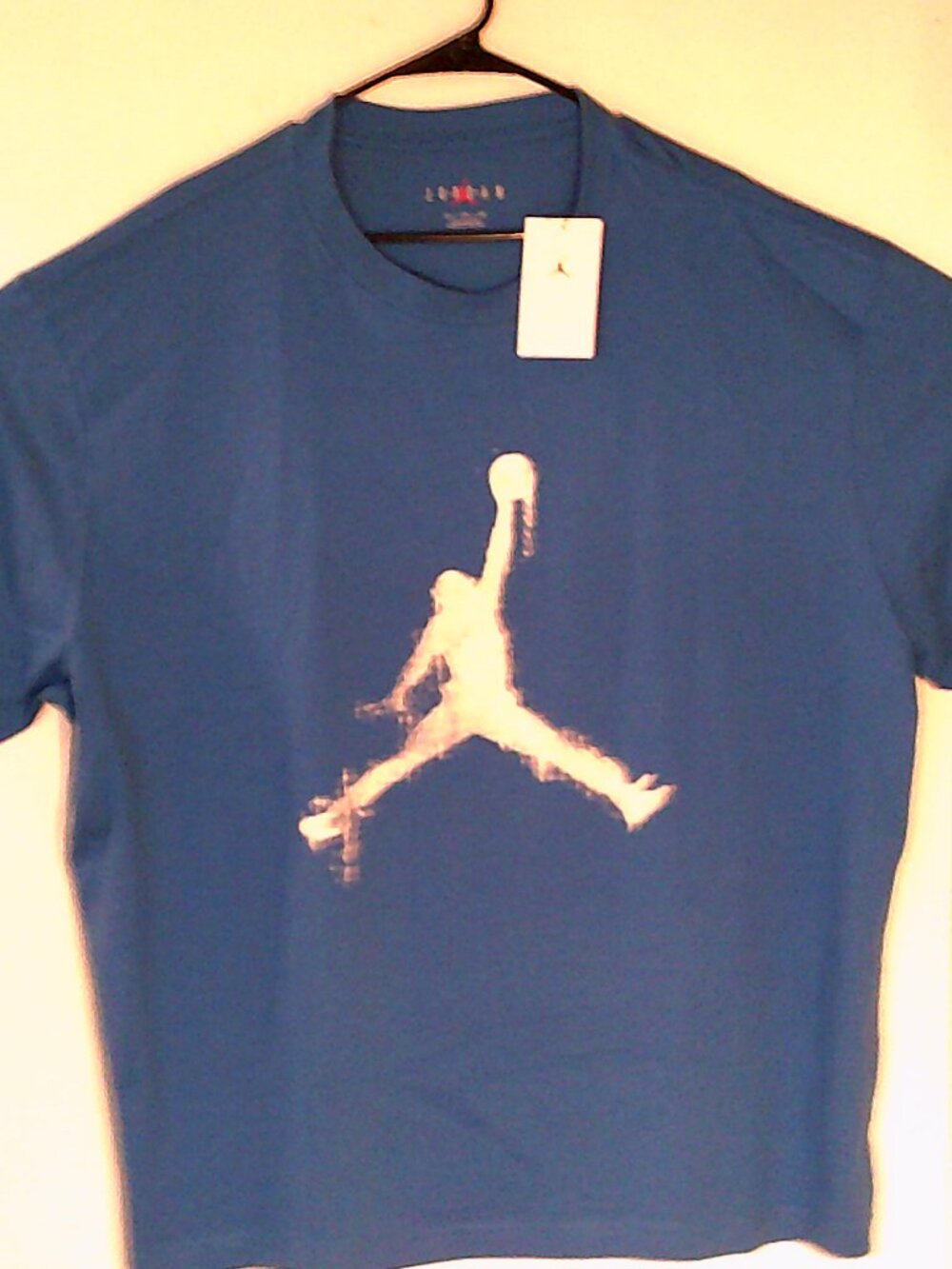 NEW AIR JORDAN "Brooklyn Melting Jumpman Tee" MEN'S BLUE T-SHIRT 3XL HQ8925-459